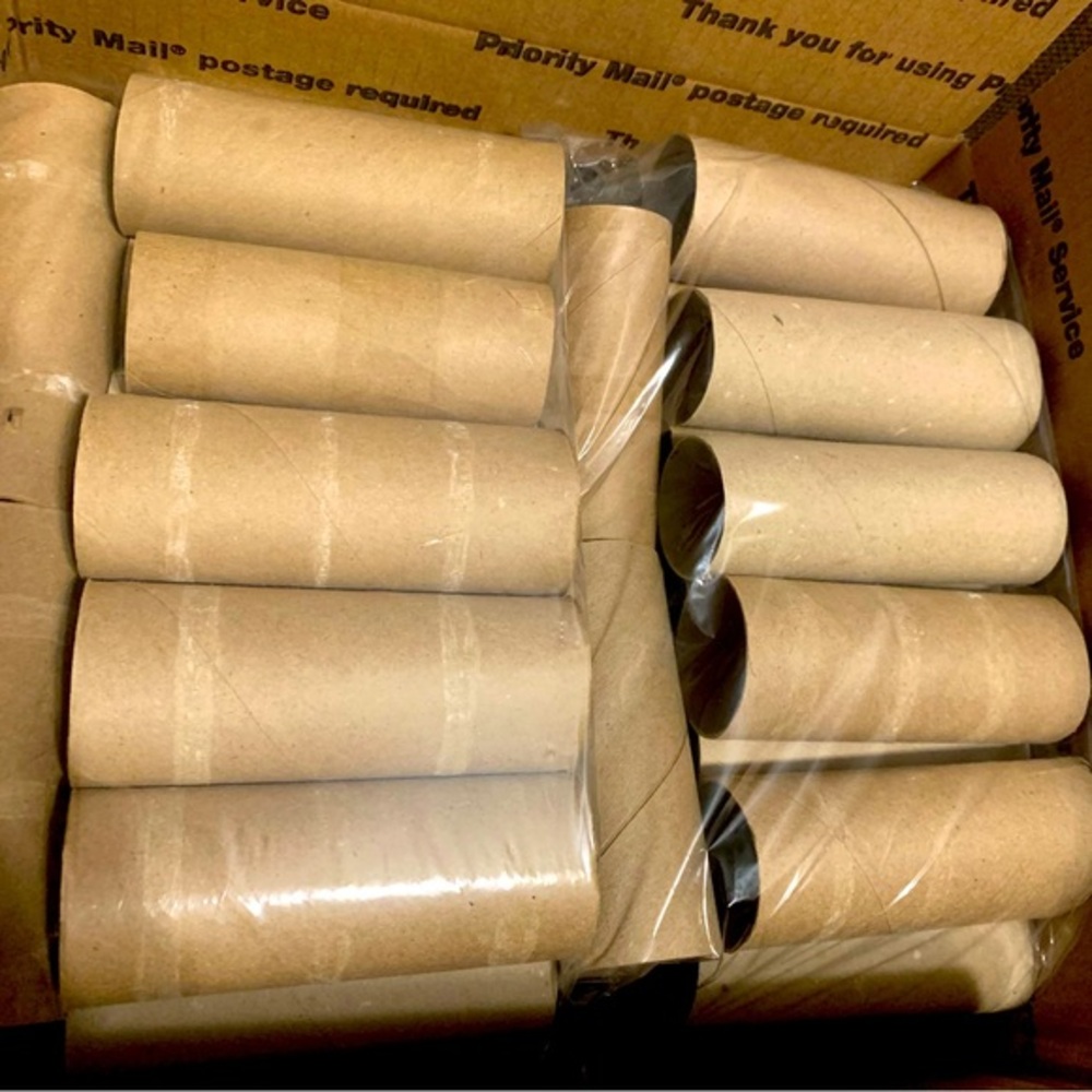 80 Empty Toilet Paper Rolls for Crafting